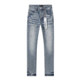 Purple Brand Light Blue Embellished Washed Jeans — hero