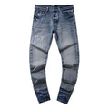 AMIRI Blue Washed Embroidered Jeans — hero