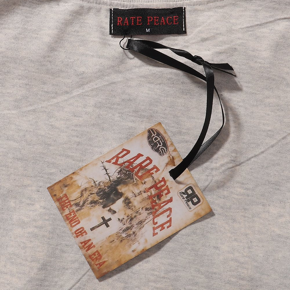 RARE PEACE Chaos Crop Graphic T-Shirt — hang_tag