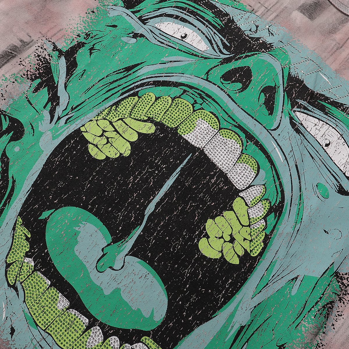 RARE PEACE Enraged Graphic Short-Sleeve T-Shirt — detail