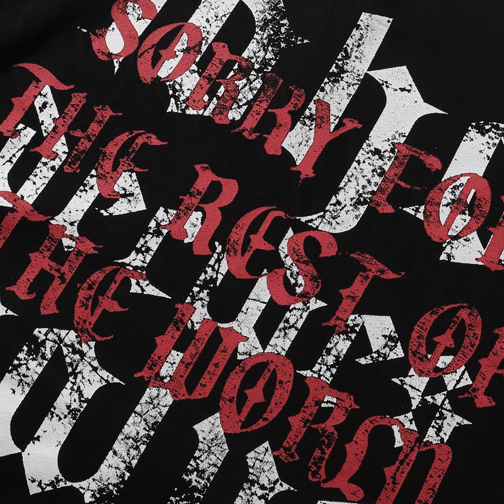 RARE PEACE 15 Decals Face Graphic T-Shirt — detail