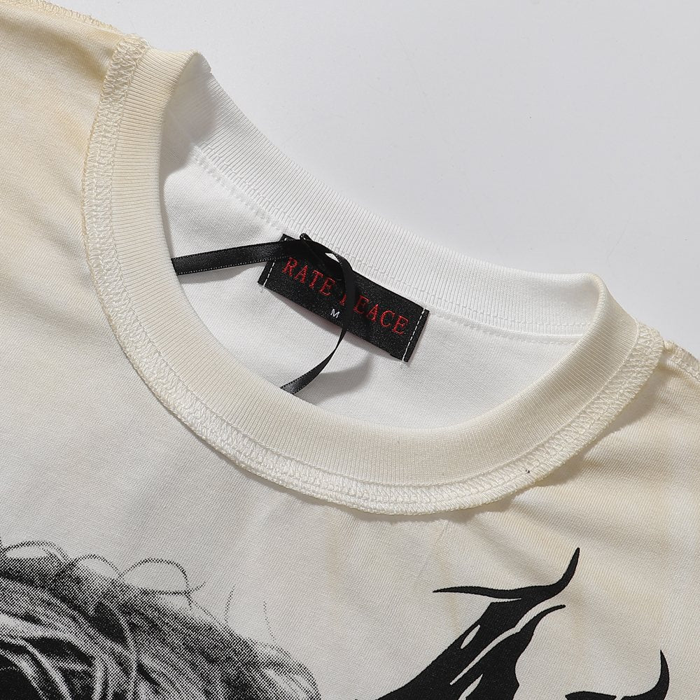 RARE PEACE Trust No One Graphic T-Shirt — neck_label