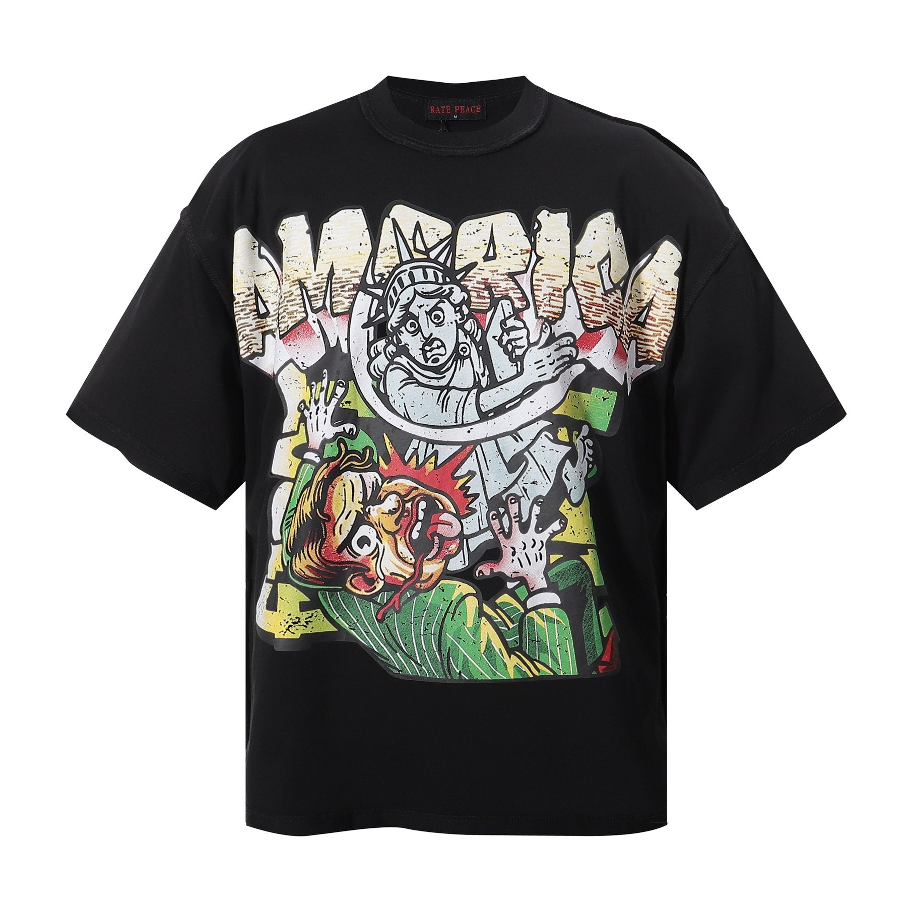 RARE PEACE America Graphic Short-Sleeve T-Shirt — front