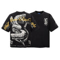 R3BEL Strength Through the Storm Snake Graphic T-Shirt — hero