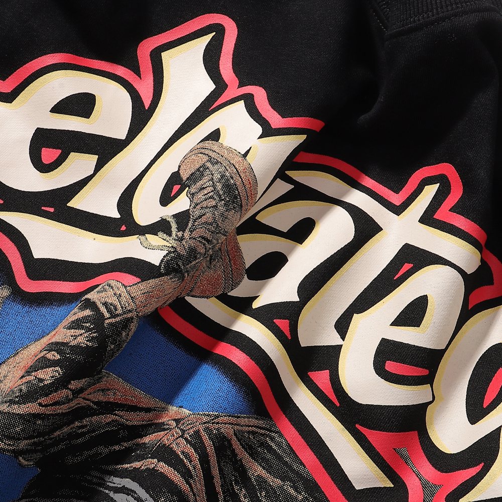 KLEEP Rise & Rebel Skeleton Graphic T-Shirt — detail