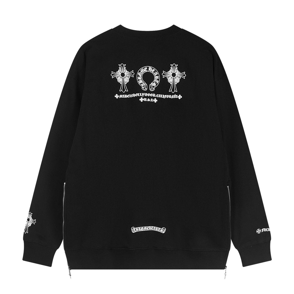 Chrome Hearts Horseshoe Graphic Crewneck Sweatshirt — back