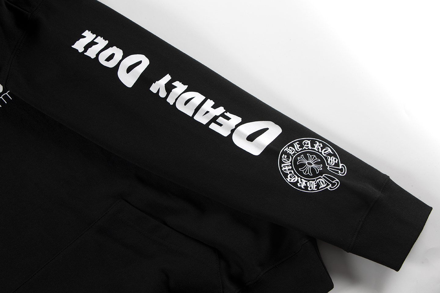 Chrome Hearts Cartoon Figure Graphic Hoodie — detail