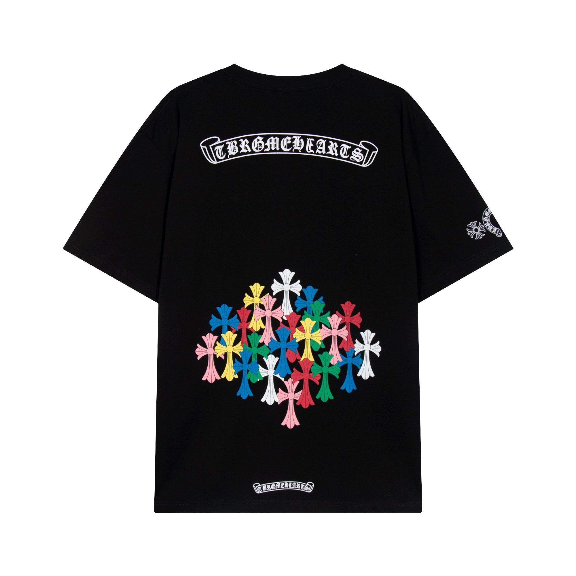 Chrome Hearts Rainbow Horseshoe Cross Graphic T-Shirt — hero