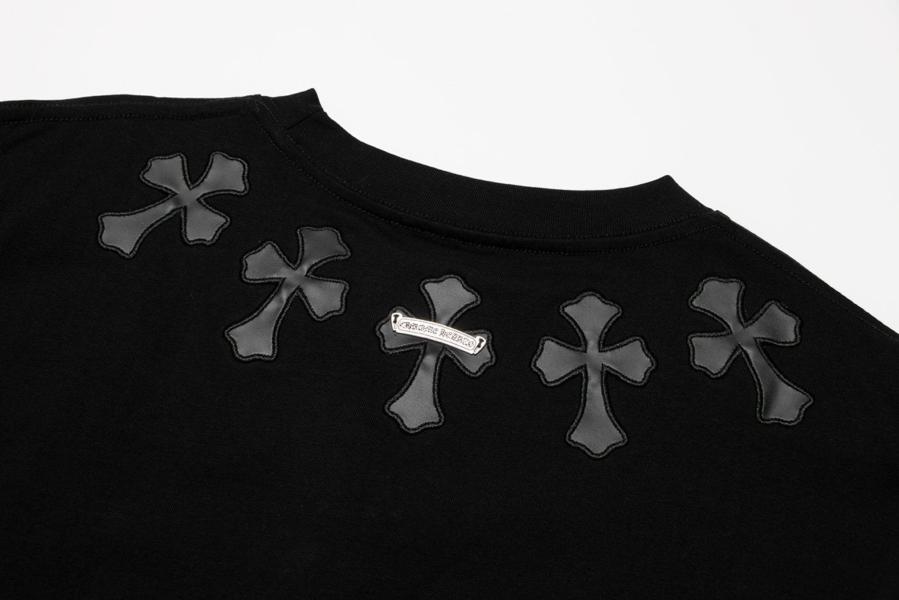 Chrome Hearts Cross Applique Short-Sleeve T-Shirt — detail