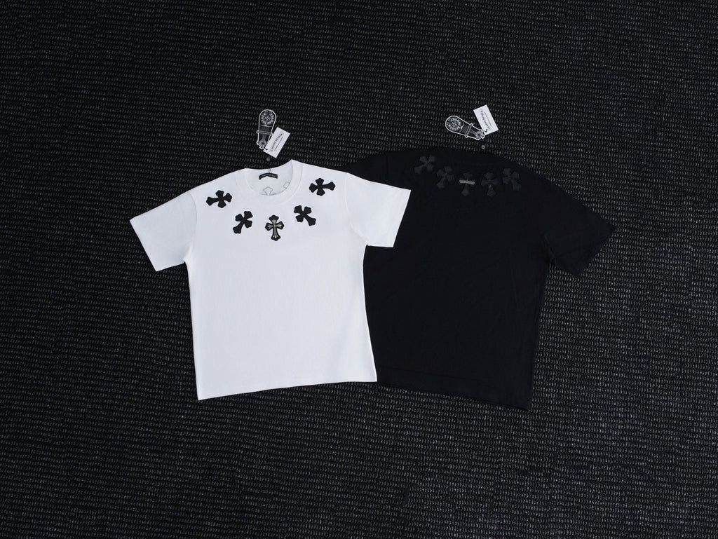 Chrome Hearts Cross Applique Short-Sleeve T-Shirt — comparison