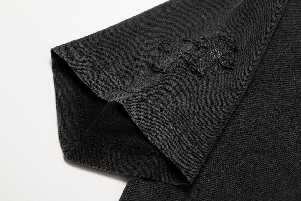 Chrome Hearts Tonal Cross Graphic T-Shirt — detail