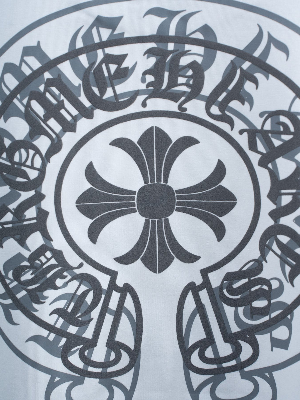 Chrome Hearts Horseshoe Cross Graphic T-Shirt — detail