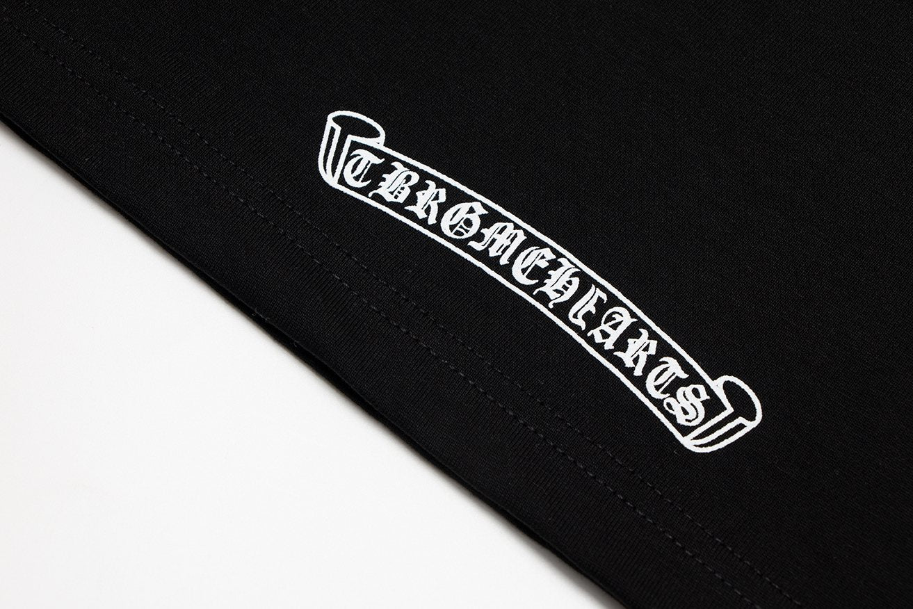 Chrome Hearts Horseshoe Floral Graphic T-Shirt — detail
