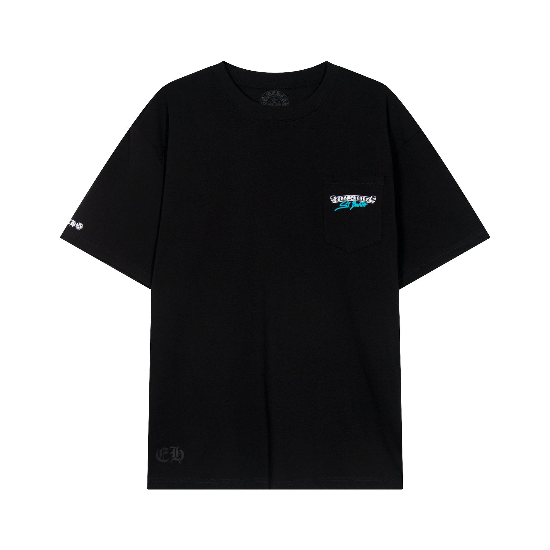 Chrome Hearts Horseshoe Floral Graphic T-Shirt — front