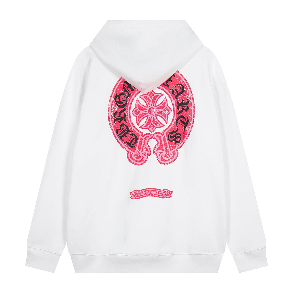 Chrome Hearts Dopamine Horseshoe Graphic Hoodie — back