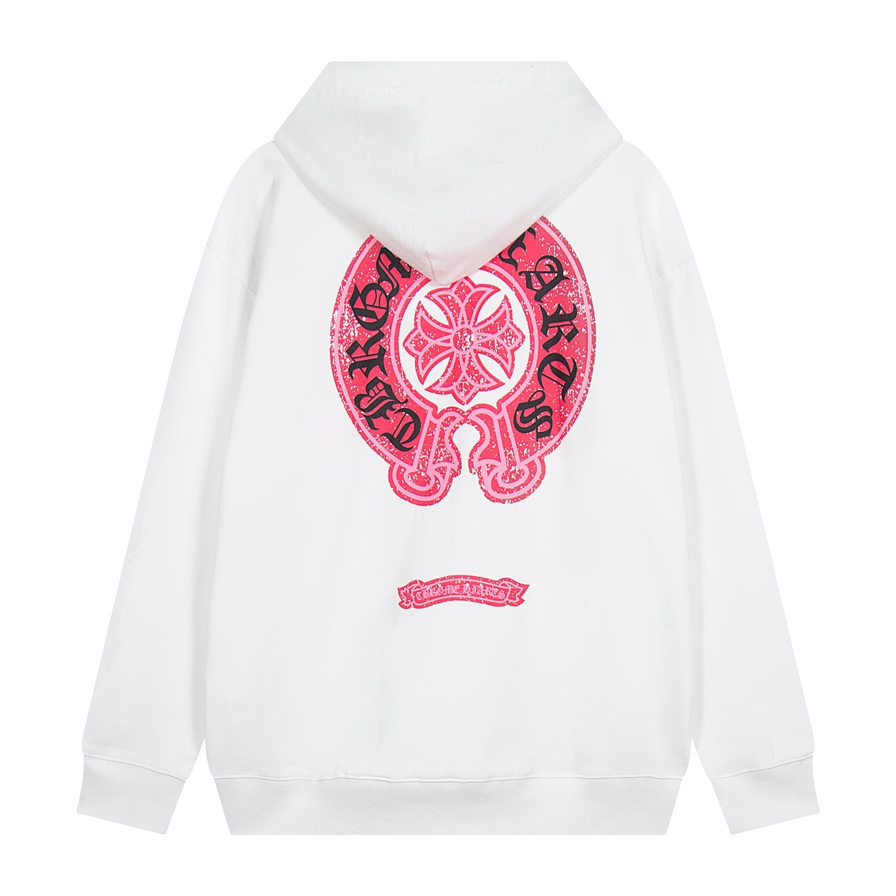 Chrome Hearts Dopamine Horseshoe Graphic Hoodie — back