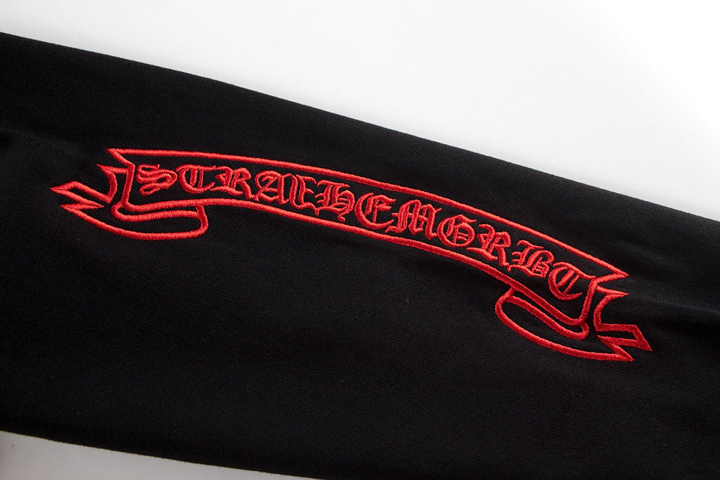 Chrome Hearts Flower Back Graphic Hoodie — detail