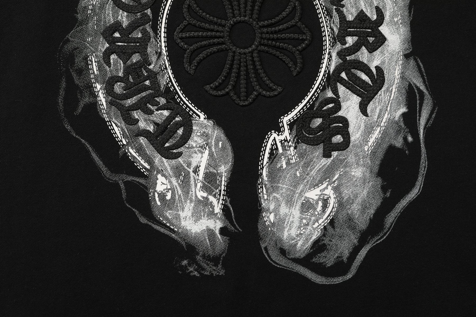 Chrome Hearts Cross Graphic Crewneck Sweatshirt — detail