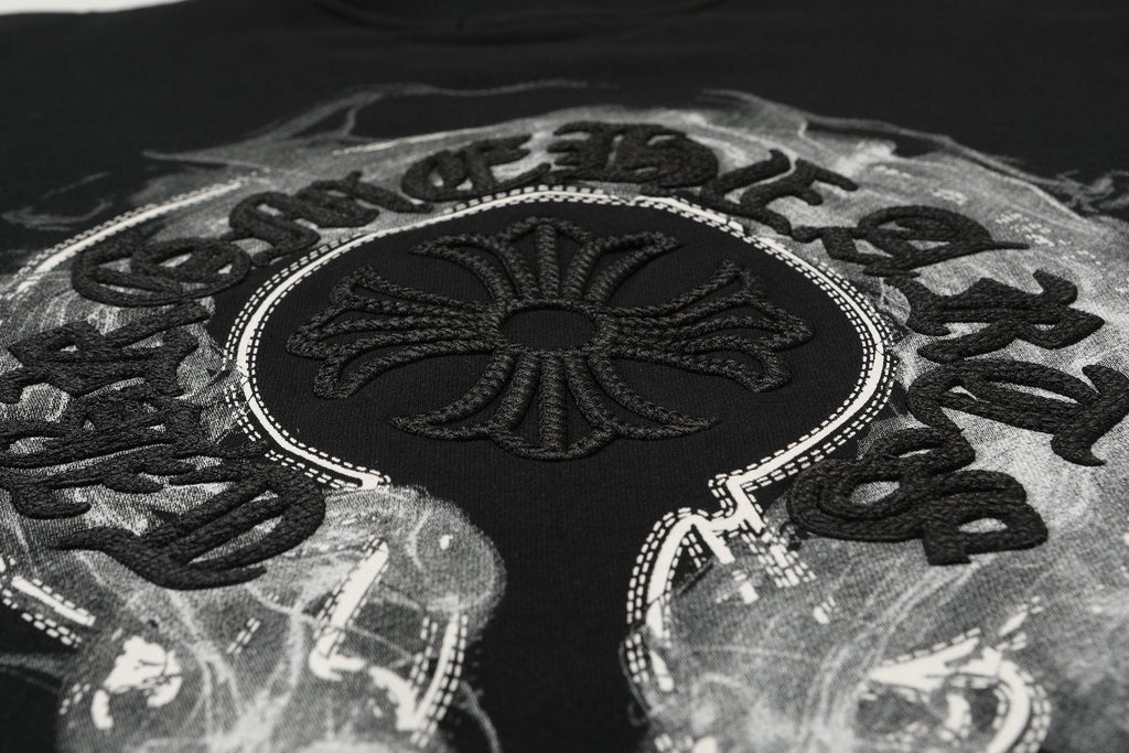 Chrome Hearts Cross Graphic Crewneck Sweatshirt — detail