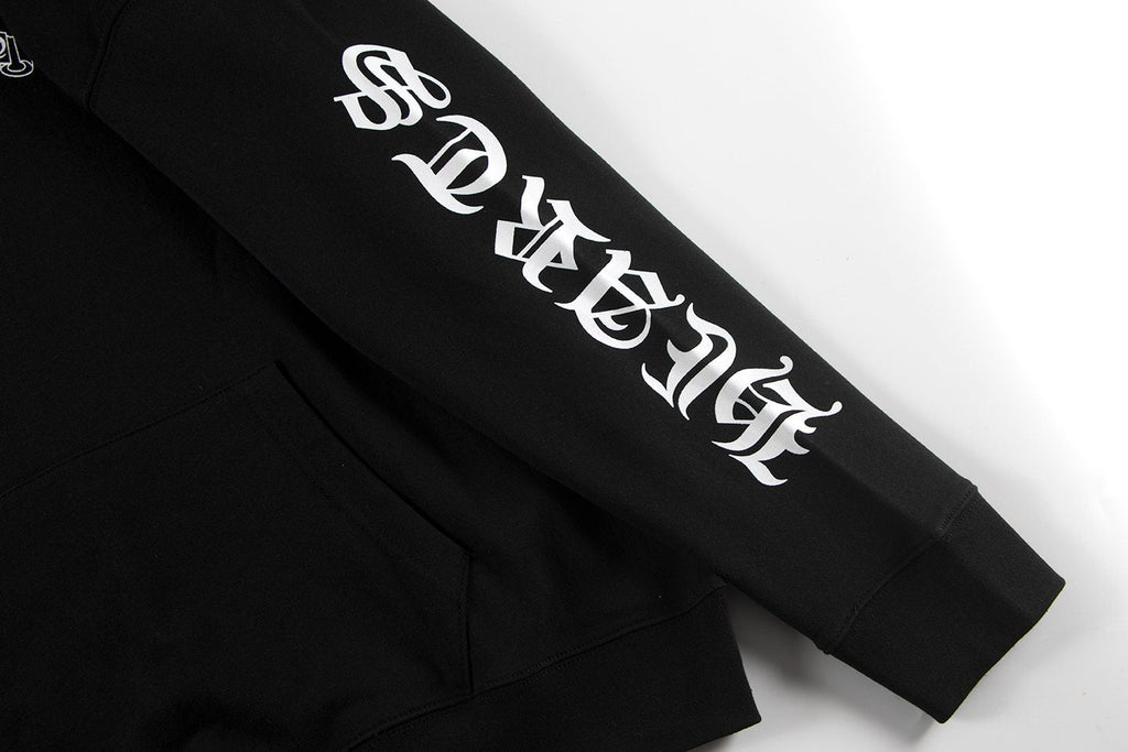 Chrome Hearts Slogan Graphic Hoodie — detail