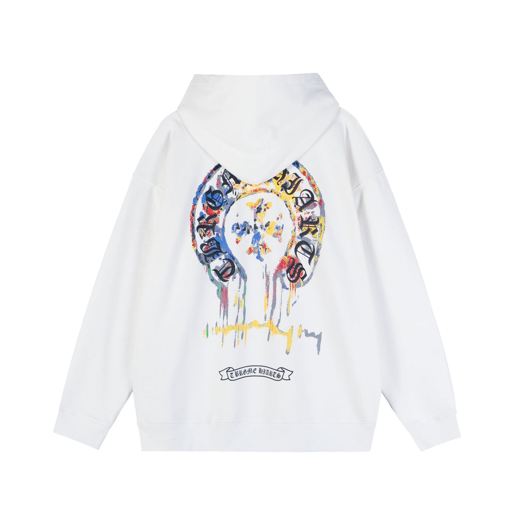 Chrome Hearts Sanskrit Graphic Pullover Hoodie — back