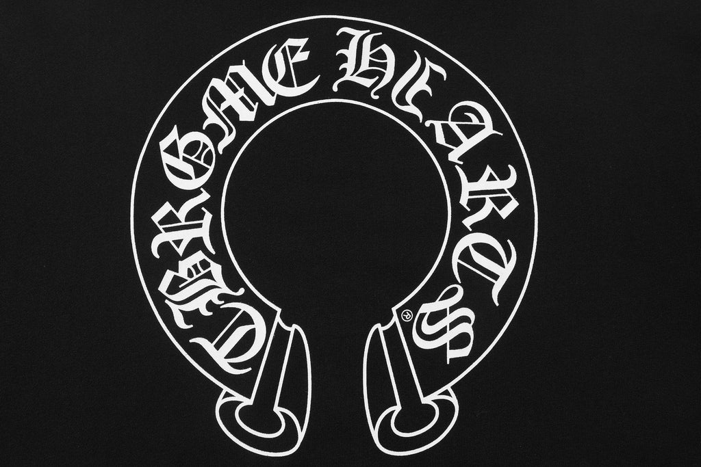 Chrome Hearts Horseshoe Graphic Zip Hoodie — detail