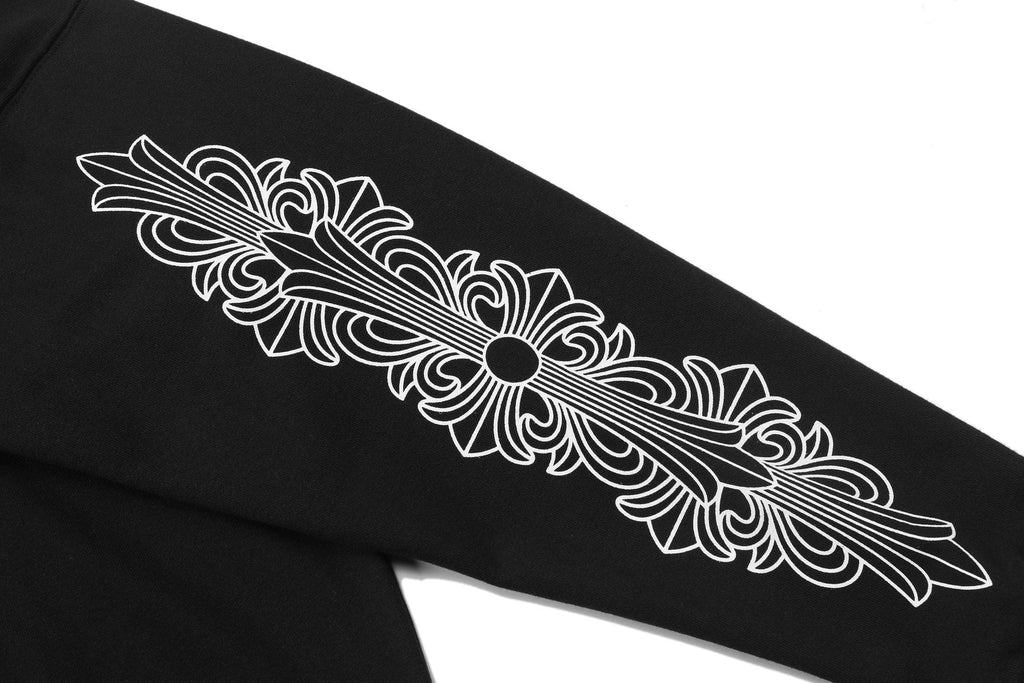 Chrome Hearts Horseshoe Graphic Zip Hoodie — detail