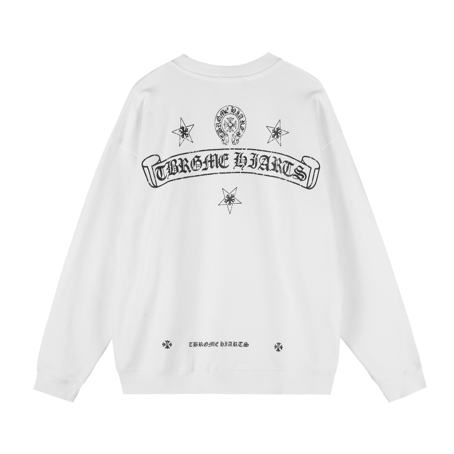 Chrome Hearts Gothic Motif Crewneck Sweatshirt — back