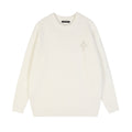 Chrome Hearts Slogan Patch Waffle Knit Crewneck Sweater — hero
