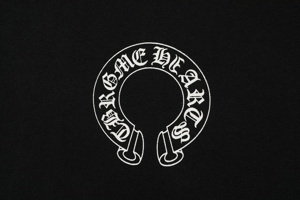 Chrome Hearts Horseshoe Graphic Pullover Hoodie — detail