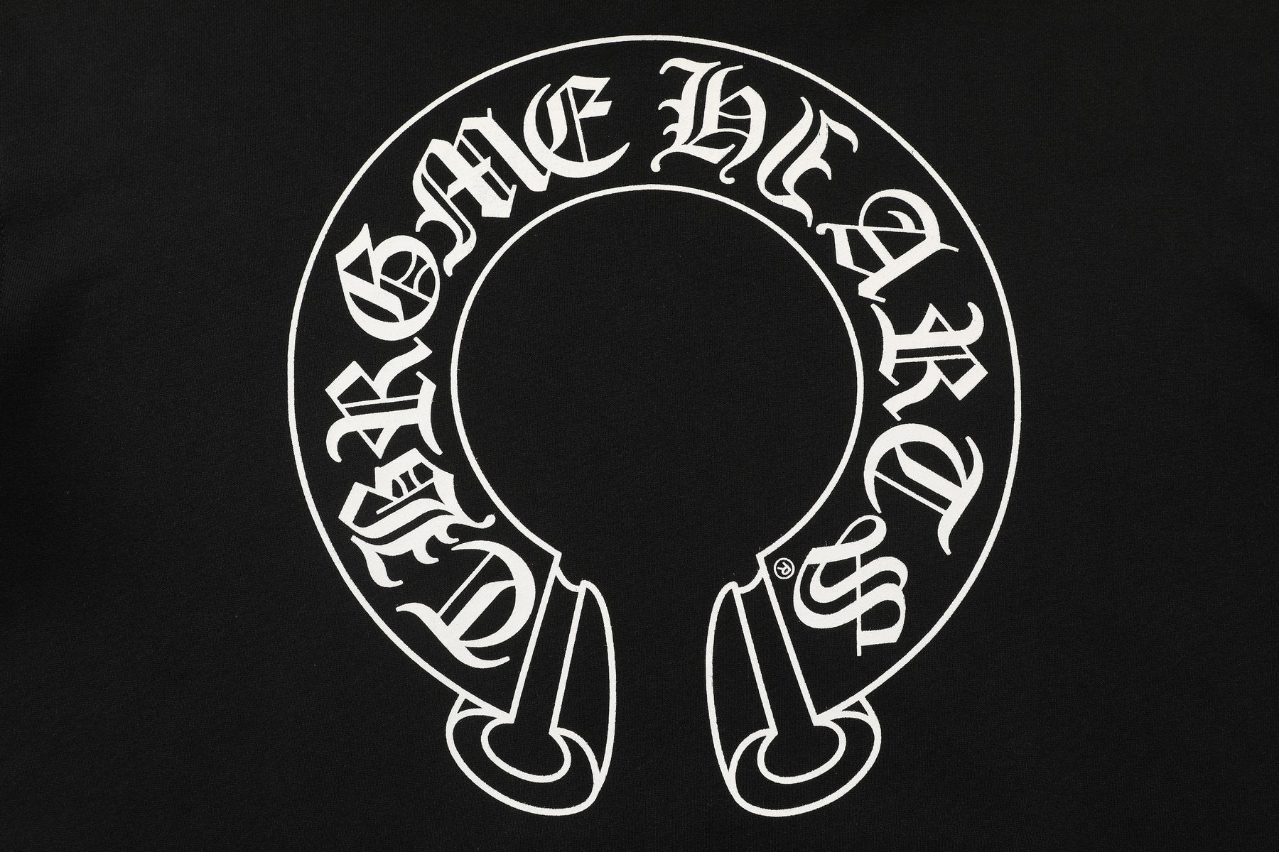 Chrome Hearts Horseshoe Graphic Pullover Hoodie — detail