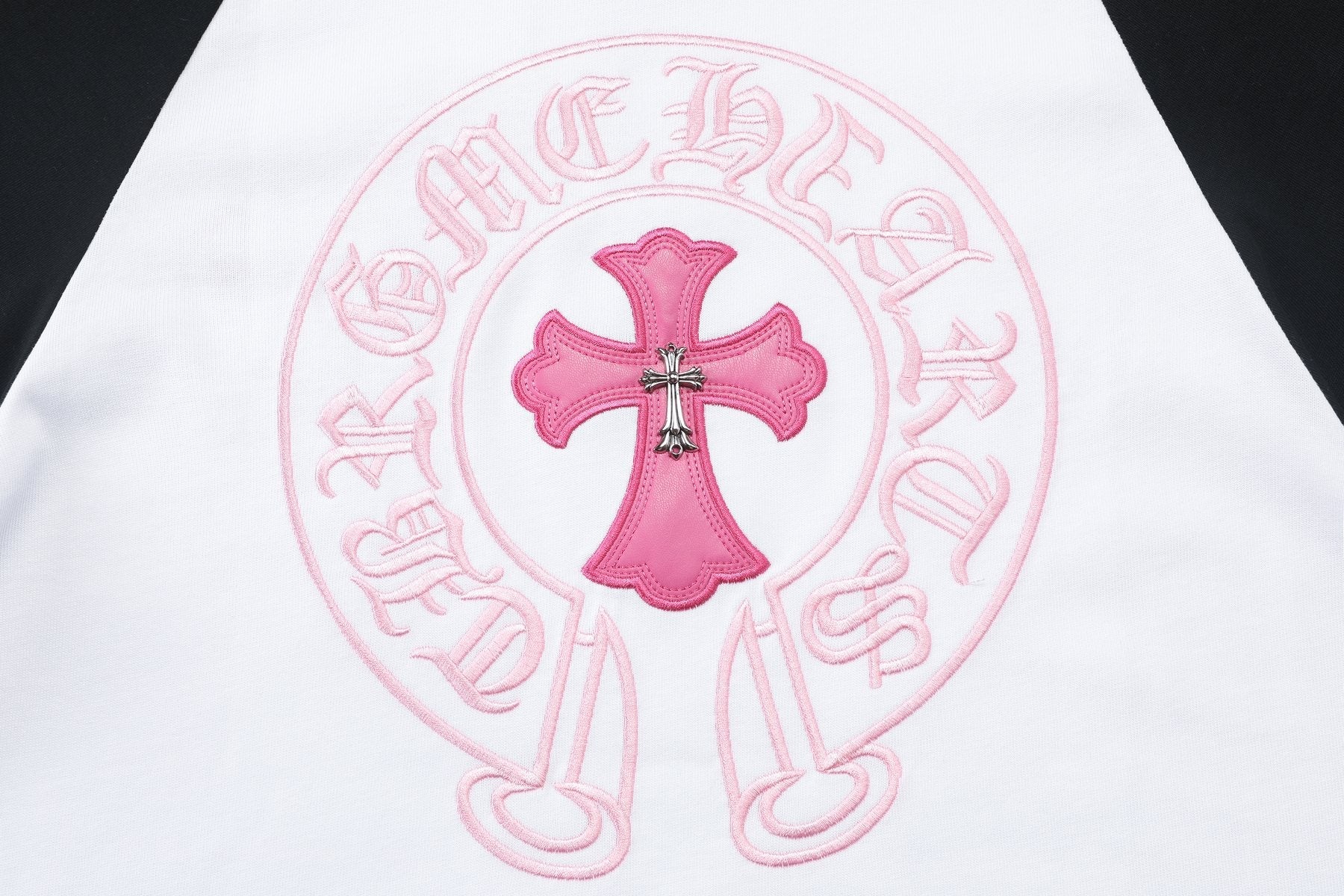 Chrome Hearts Cross Graphic Raglan Long-Sleeve T-Shirt — detail
