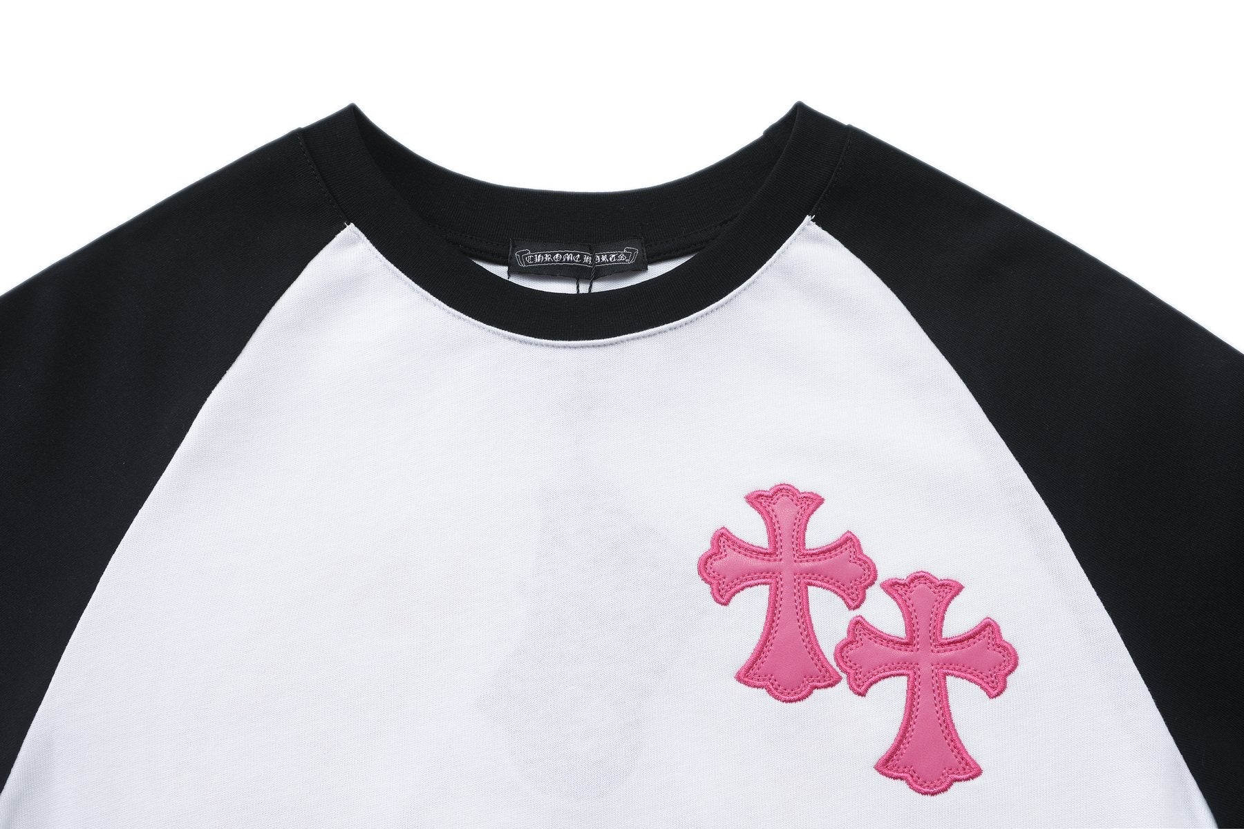 Chrome Hearts Cross Graphic Raglan Long-Sleeve T-Shirt — detail