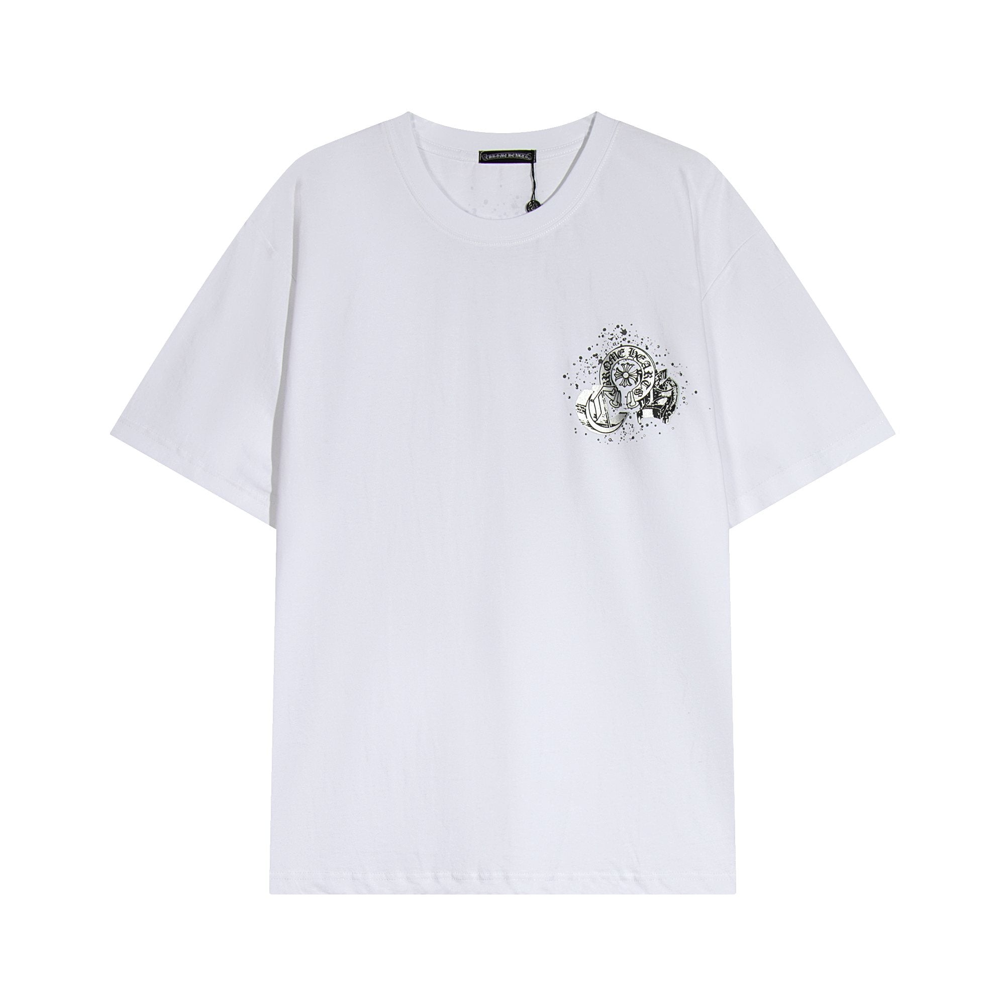 Chrome Hearts Splatter Rhinestone Graphic T-Shirt — hero