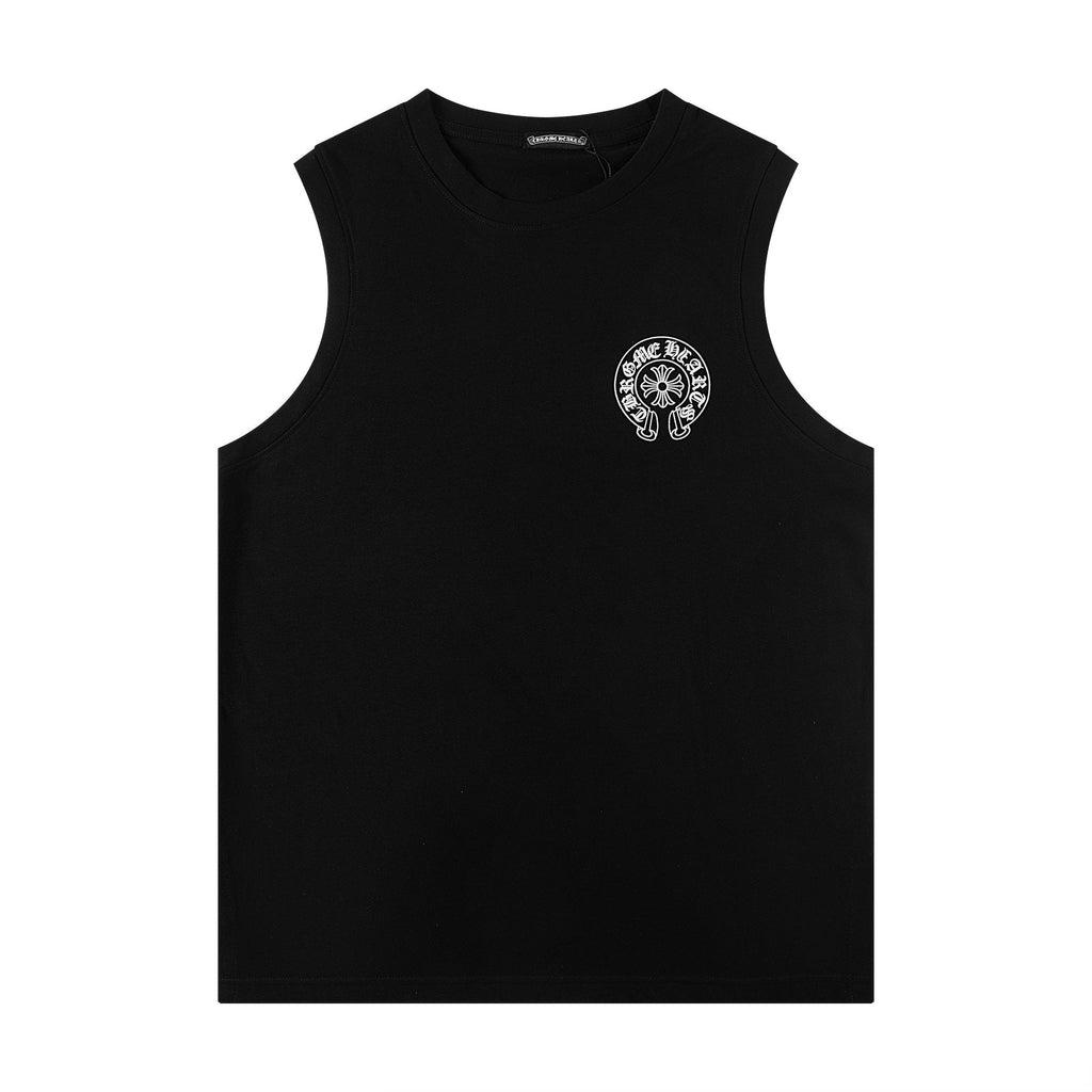 Chrome Hearts Rainbow Horseshoe Graphic Sleeveless T-Shirt — hero
