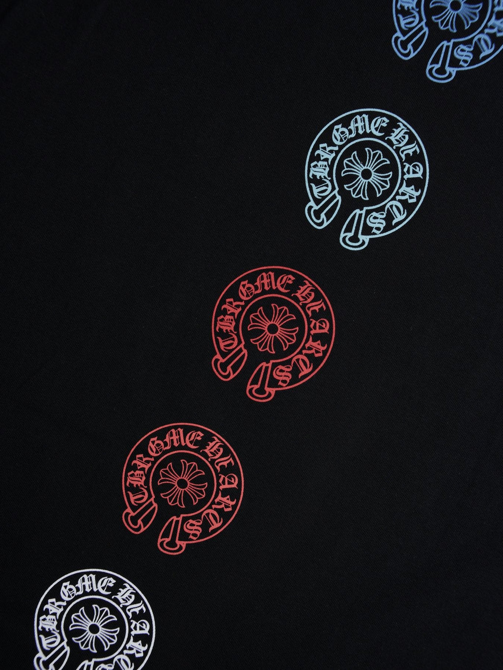 Chrome Hearts Rainbow Horseshoe Graphic Sleeveless T-Shirt — detail