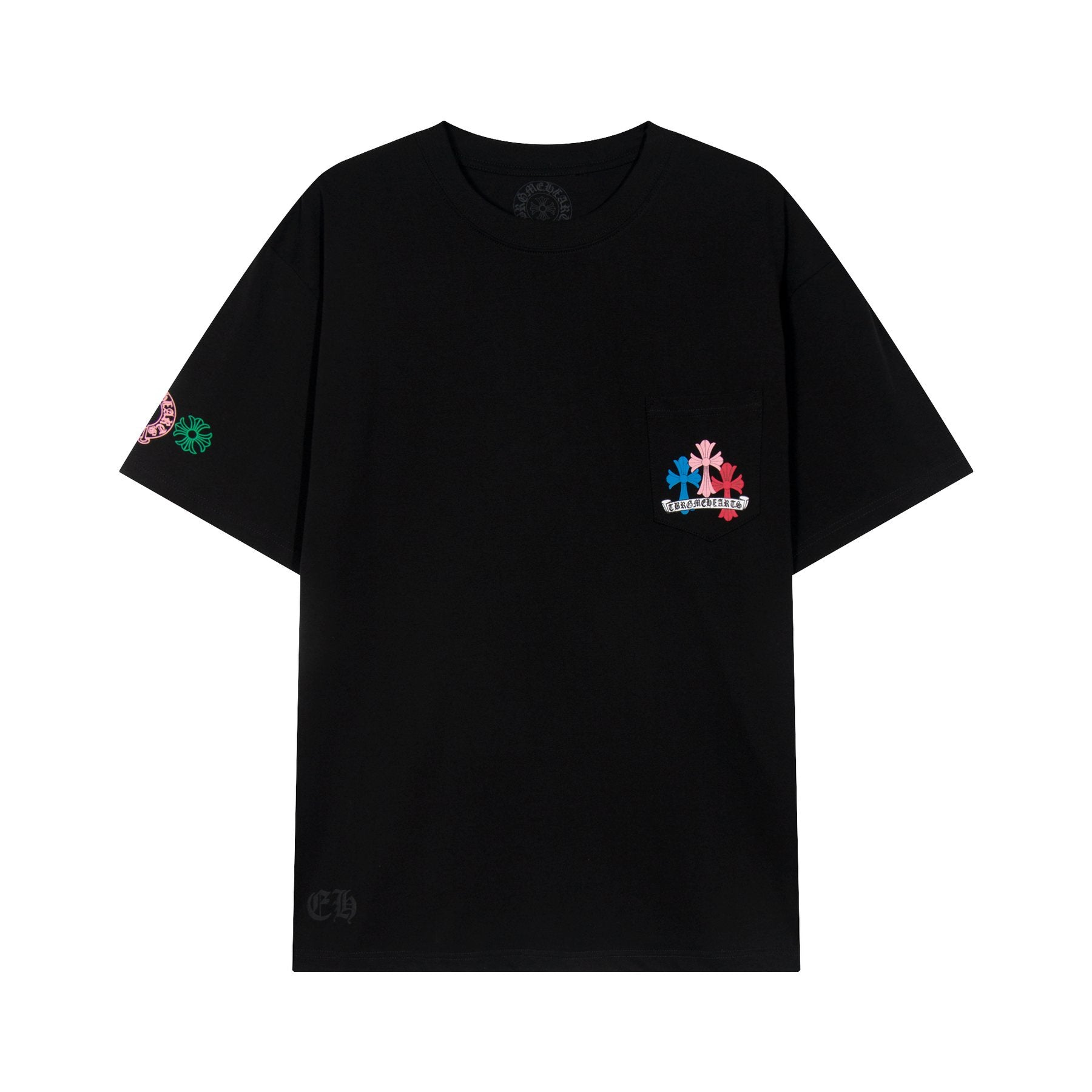 Chrome Hearts Sanskrit Rainbow Cross Graphic T-Shirt — front