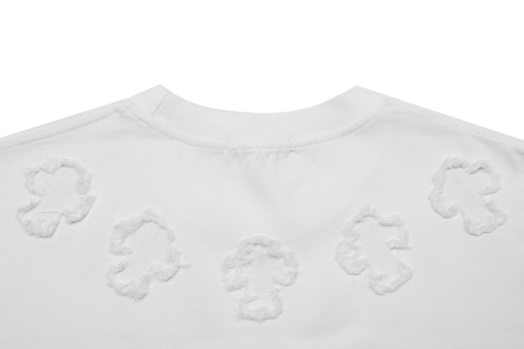 Chrome Hearts Tonal Cross Appliqué T-Shirt — detail