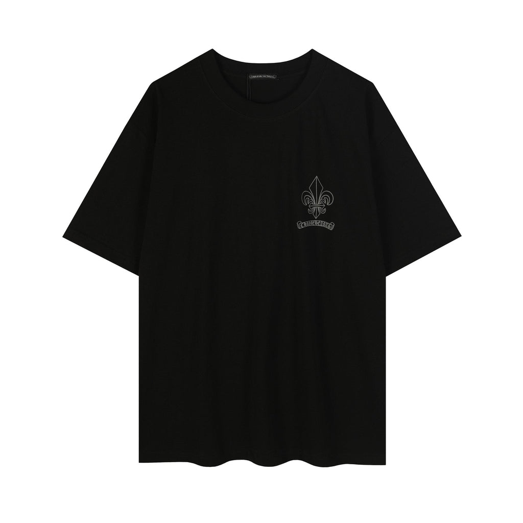 Chrome Hearts Fleur-De-Lis Crest Graphic T-Shirt — front