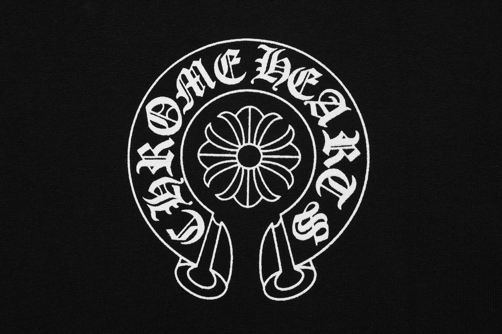Chrome Hearts Horseshoe Floral Graphic T-Shirt — detail