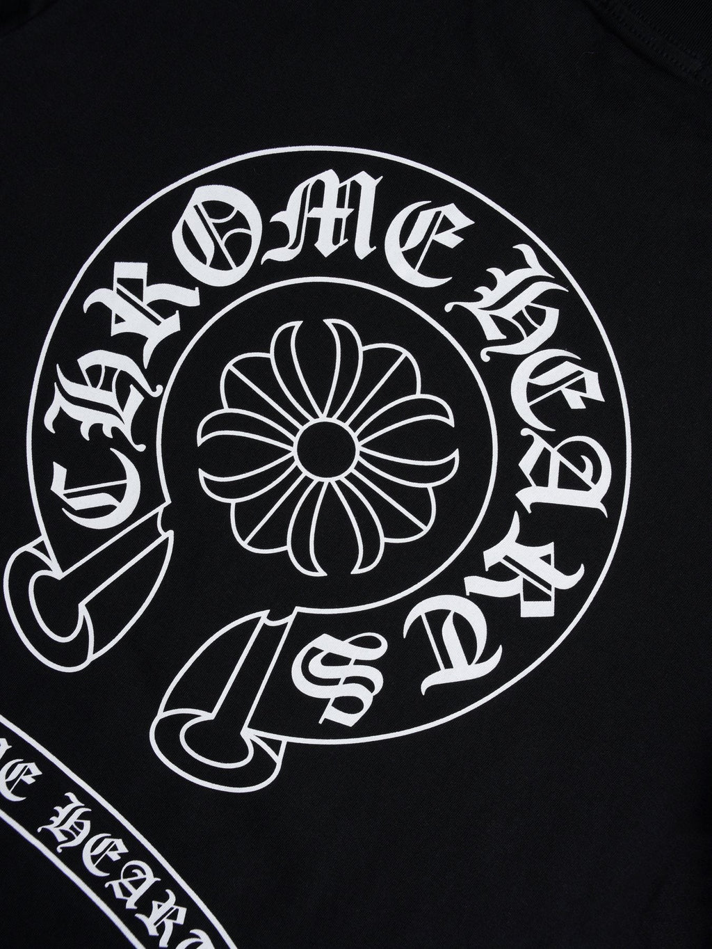 Chrome Hearts Horseshoe Floral Graphic T-Shirt — detail