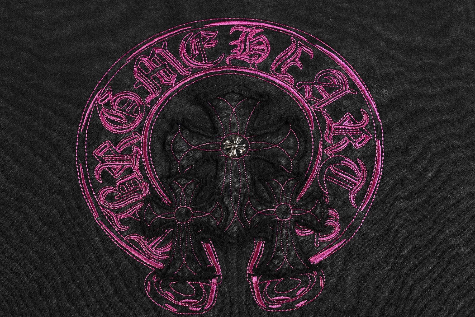 Chrome Hearts Cross Slogan Graphic Sweatshirt — detail