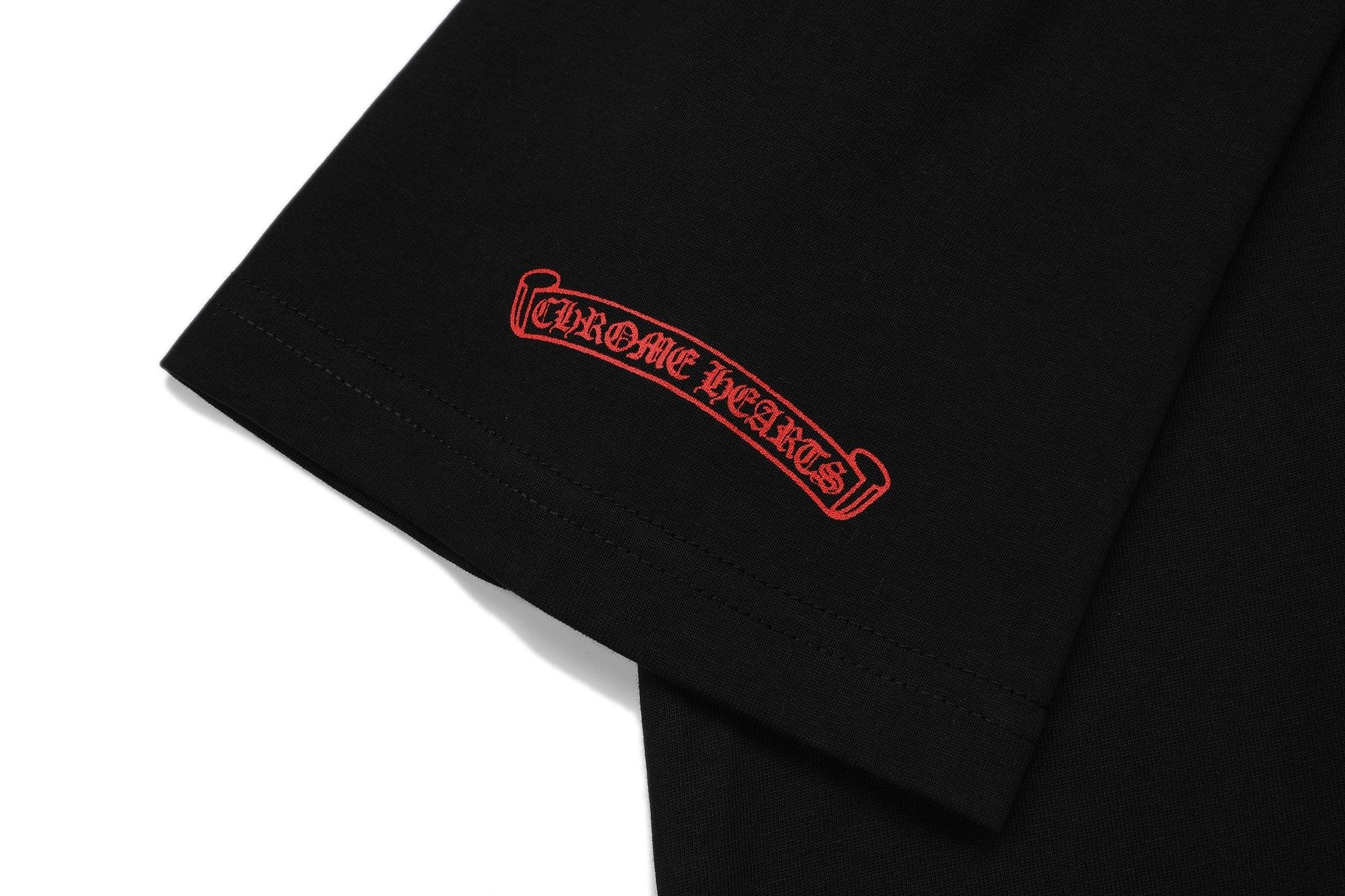 Chrome Hearts Red Cross Graphic Short-Sleeve T-Shirt — detail