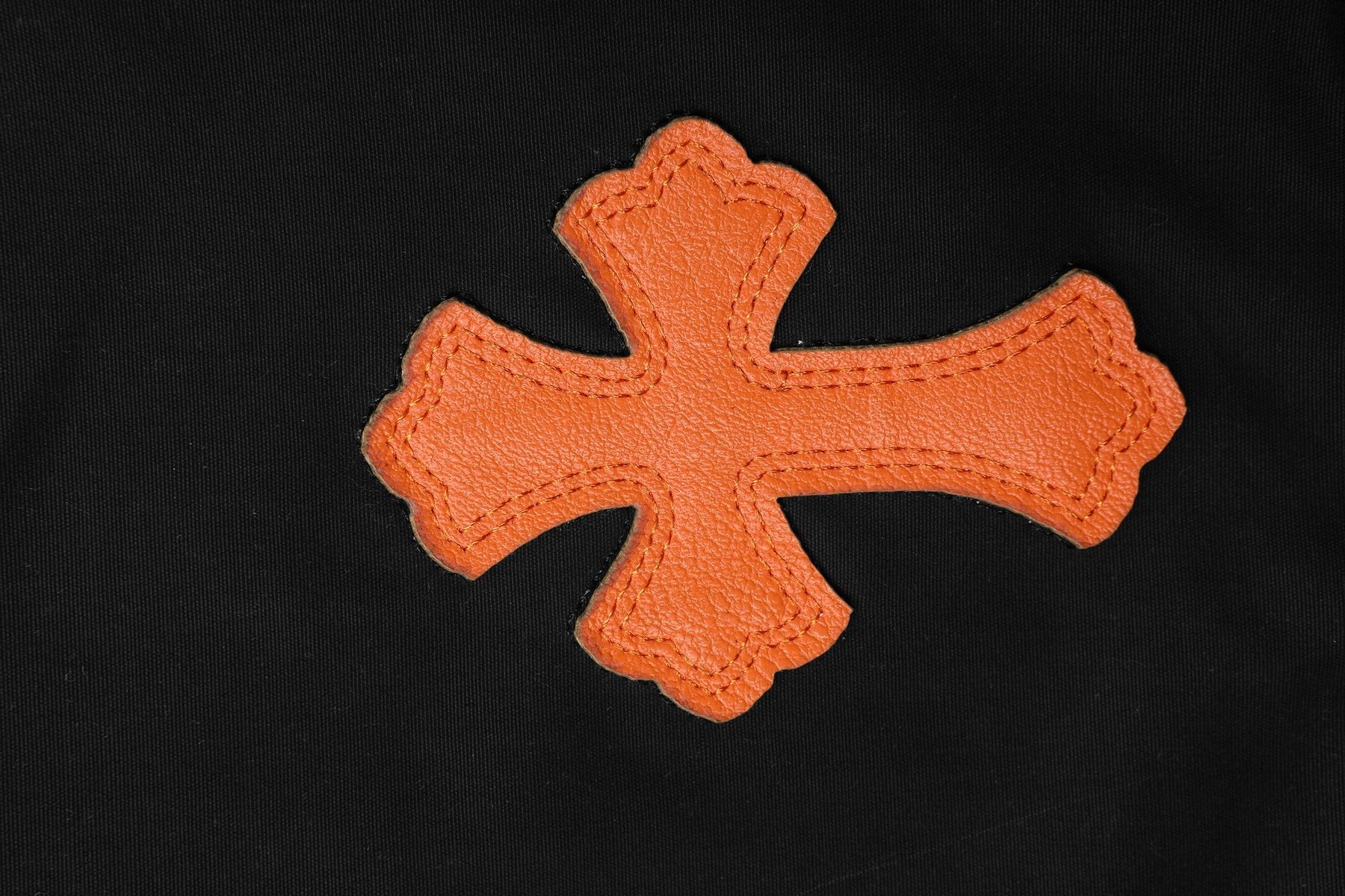 Chrome Hearts Multicolor Cross Patch Cropped Pants — detail