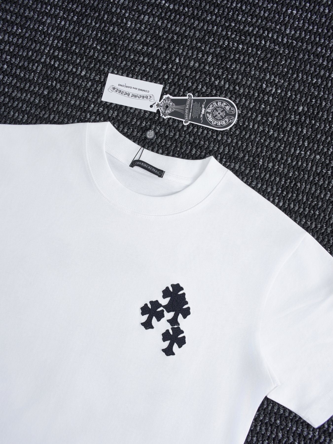Chrome Hearts Ring Cross Graphic T-Shirt — context