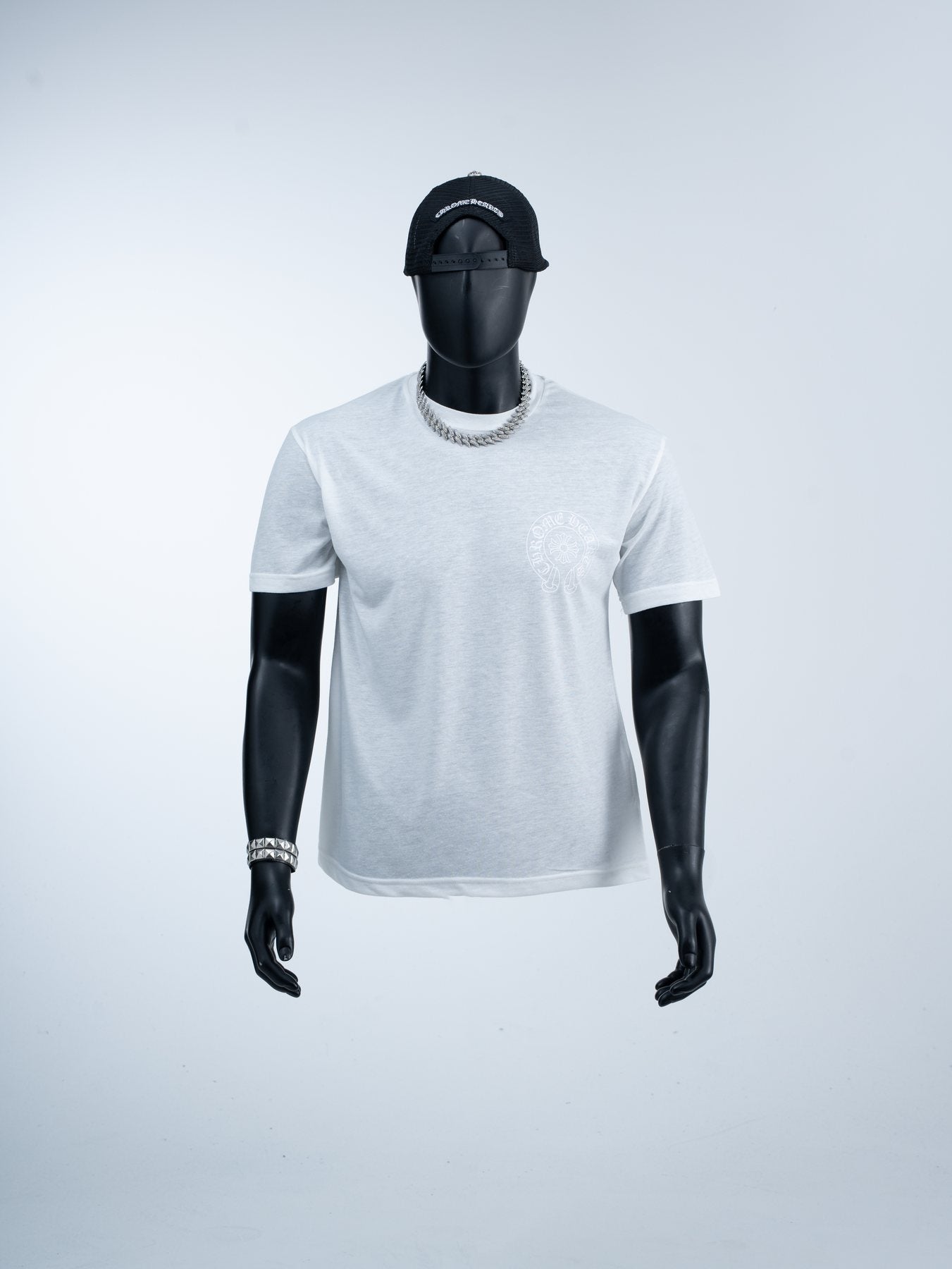 Chrome Hearts Flag Graphic Short-Sleeve T-Shirt — front