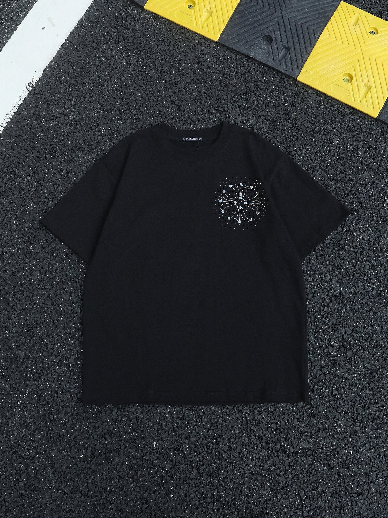 Chrome Hearts Rhinestone-Style Graphic T-Shirt — hero