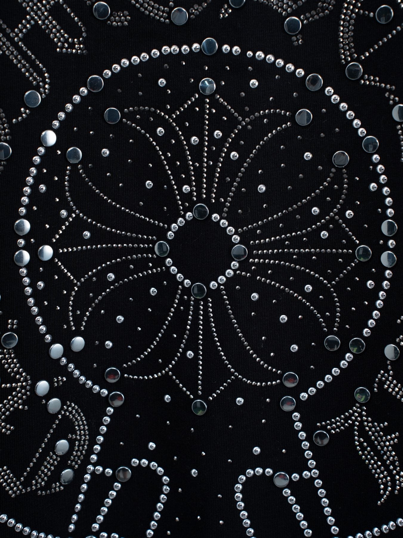 Chrome Hearts Rhinestone-Style Graphic T-Shirt — detail