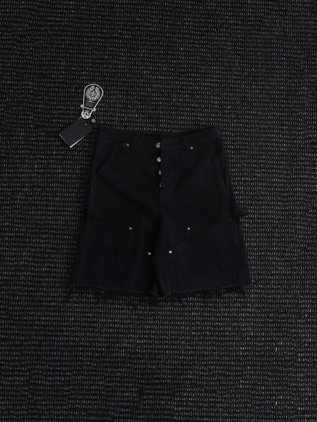 Chrome Hearts Black Utility Shorts — hero