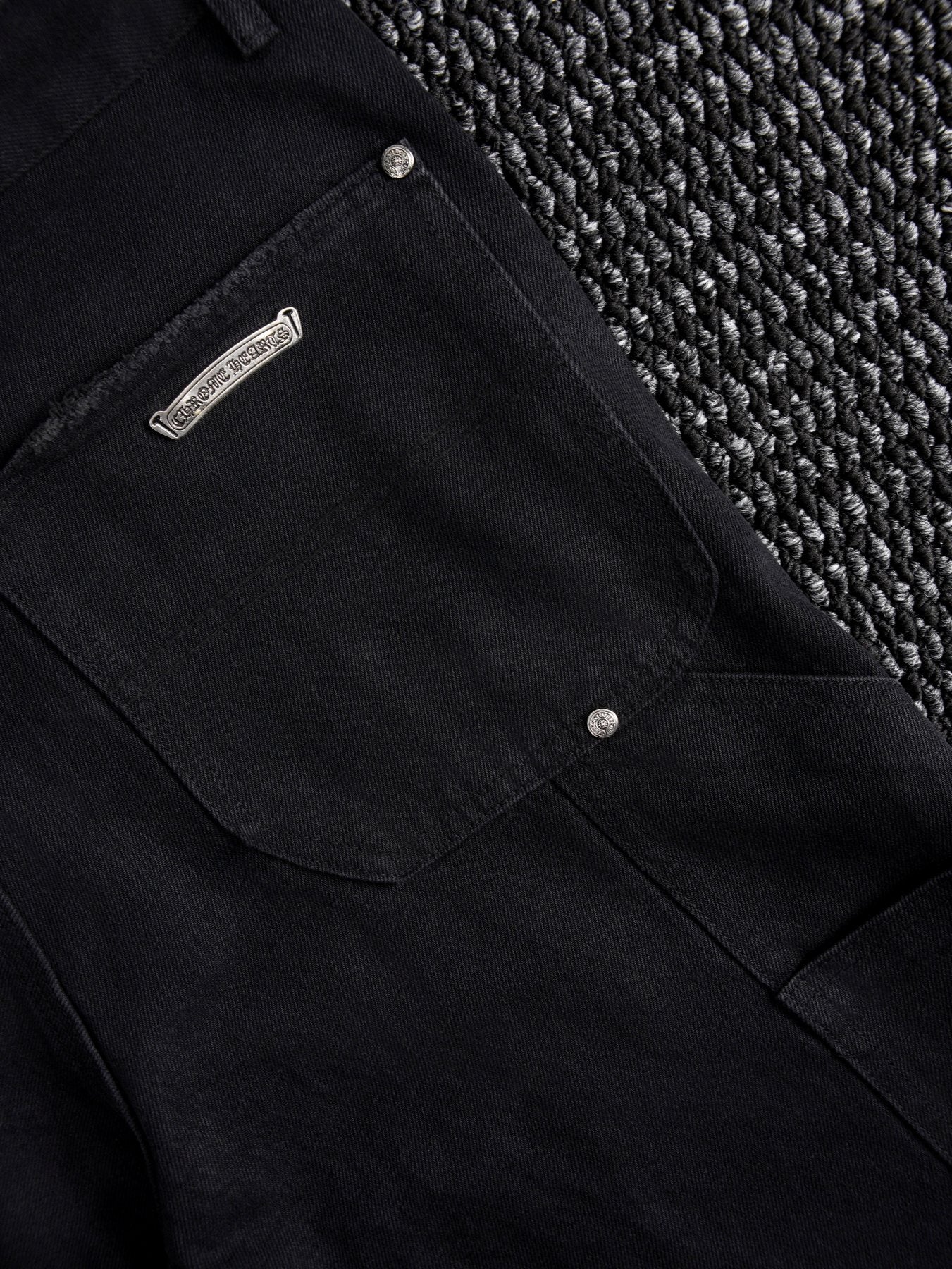 Chrome Hearts Black Utility Shorts — detail